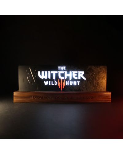 Лампа Neamedia Icons Games: The Witcher - Wild Hunt Logo, 22 cm - 3