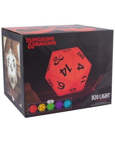 Лампа Paladone Games: Dungeons & Dragons - D20 Dice - 3