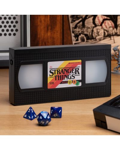 Лампа Paladone Television: Stranger Things - VHS Logo - 2