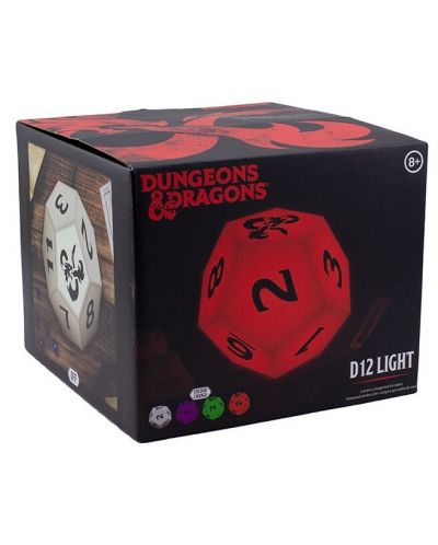 Лампа Paladone Games: Dungeons & Dragons - D12 - 2