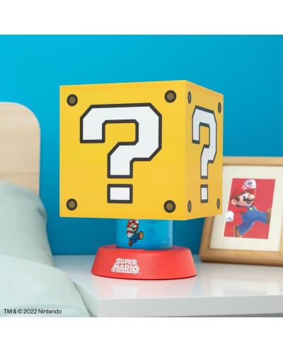 Лампа Paladone Games: Super Mario Bros. - Question Block - 4