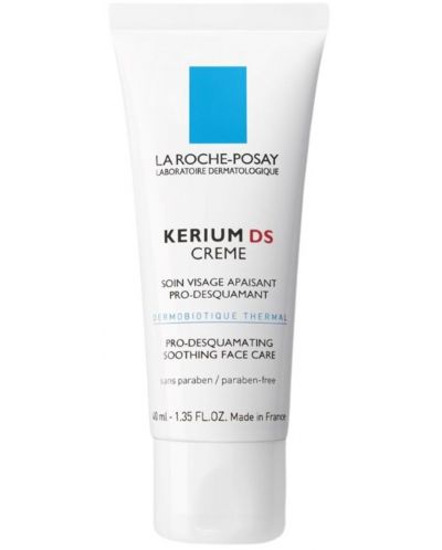 La Roche-Posay Kerium Успокояващ крем за лице DS, 40 ml - 1