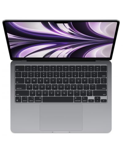 Лаптоп Apple - MacBook Air 13, 13.6'', M2 8/8, 8GB/256GB, сив - 2
