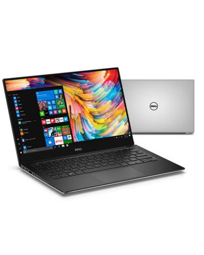 Лаптоп, Dell XPS 13 9360 Ultrabook, Intel Core i5-7200U (up to 3.10GHz, 3MB), 13.3" QHD+ (3200x1800) InfinityEdge Touch Glare, HD Cam, 8GB 1866MHz LPDDR3, 256GB SSD - 2