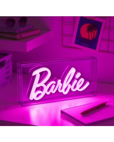 Лампа Paladone Retro Toys: Barbie - Logo - 4