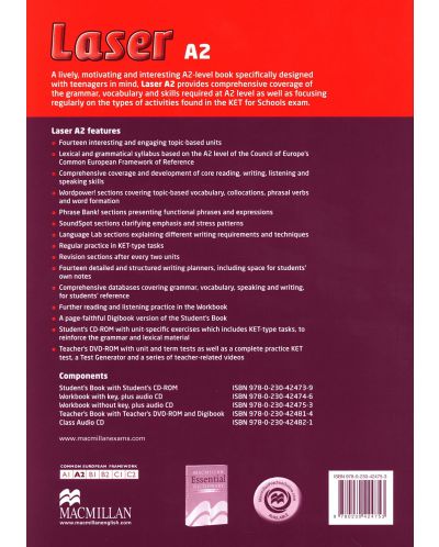Laser 3-rd edition А2: Workbook / Английски език (Работна тетрадка) - 2