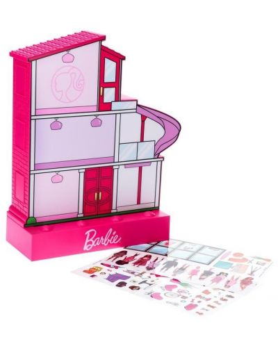 Лампа Paladone Retro Toys: Barbie - Dreamhouse (with Stickers) - 2