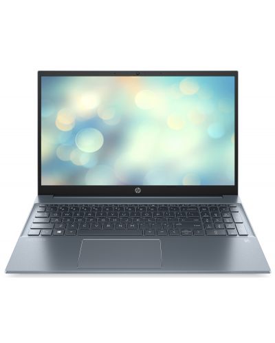 Лаптоп HP - Pavilion, 15.6", FHD, Ryzen 5, Fog Blue - 1