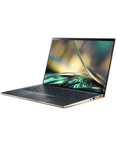 Лаптоп Acer - Swift 5 SF514-56T-73WY, 14'', 2.5K, i7, Touch, Steam Blue - 6