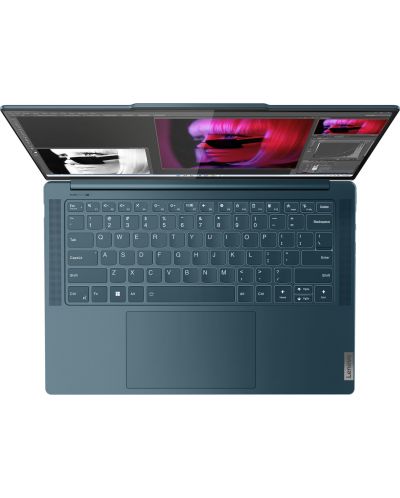 Лаптоп Lenovo - Yoga Pro 9, 14.5'', 3K, i9, 64GB/1TB, Touch, WIN, Teal - 3