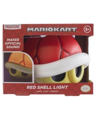 Лампа Paladone Games: Super Mario - Red Shell - 2