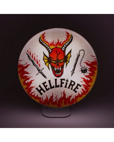 Лампа Paladone Television: Stranger Things - Hellfire Club Logo - 4