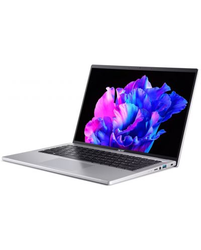 Лаптоп Acer - Swift Go 14 SFG14-71-789E, 14'', 2.8K, i7, 16GB/512GB, сребрист - 3