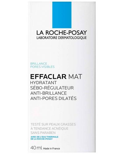 La Roche-Posay Effaclar Матиращ себорегулиращ крем Мat, 40 ml - 2