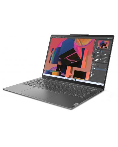 Лаптоп Lenovo - Yoga Slim 6 OLED, 14'', WUXGA, i5-1240P, Storm Grey - 3