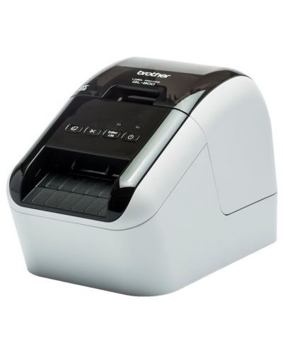 Етикетен принтер Brother - QL800, черен/сив - 2