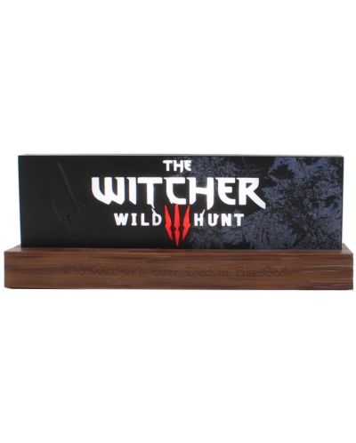 Лампа Neamedia Icons Games: The Witcher - Wild Hunt Logo, 22 cm - 1