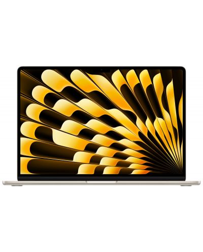 Лаптоп Apple - MacBook Air 15, 15.3'', М3 8/10, 8GB/512GB, златист - 1