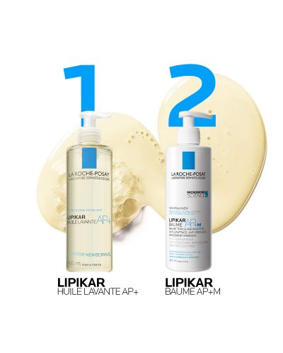 La Roche-Posay Lipikar Липидовъзстановяващо измиващо олио AP+ Lavante, 750 ml - 3