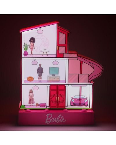 Лампа Paladone Retro Toys: Barbie - Dreamhouse (with Stickers) - 3