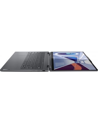 Лаптоп Lenovo - Yoga 7, 14'', WUXGA OLED, i5, 512GB, Storm Grey - 3
