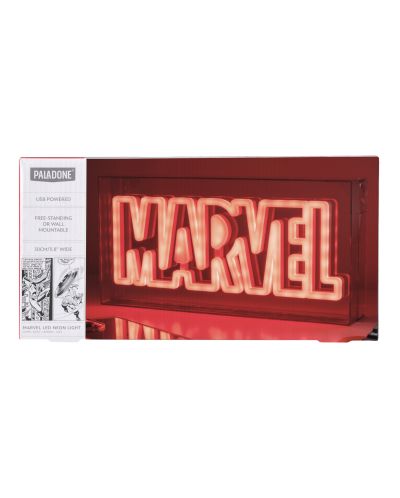 Лампа Paladone Marvel: Marvel - Logo - 2
