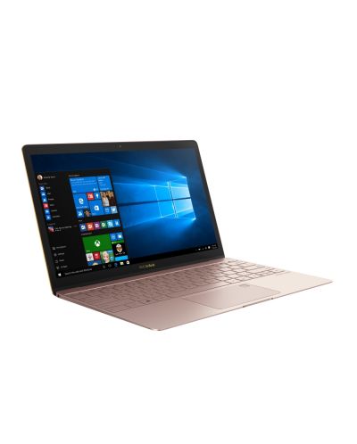 Лаптоп, Asus Zenbook 3 UX390UA Rose Gold, Intel Core i7-7500U (up to 3.5GHz, 4MB), 12.5" FullHD (1920x1080) LED Glare - 1
