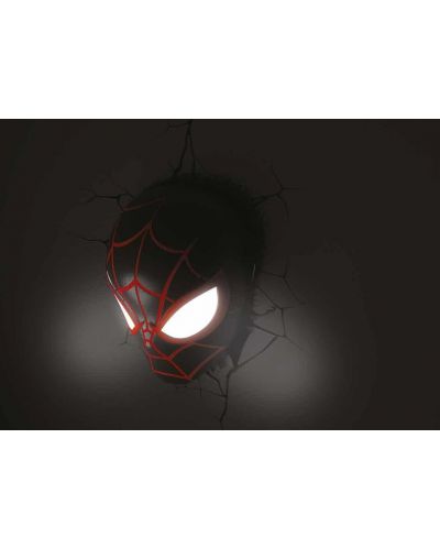 Лампа 3DLightFX Marvel: Spider-man - Miles Morales Face - 2