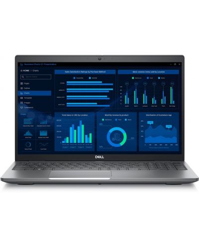 Лаптоп Dell - Precision 3581, 15.6'', FHD, i7-13700H, 32GB/512GB, сив - 2