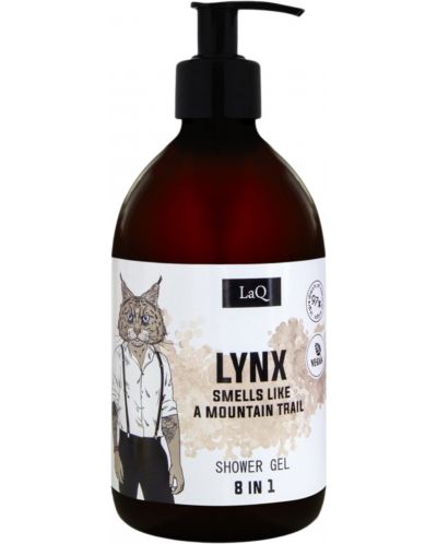 LaQ Not So Serious Душ гел 8 в 1 Lynx, 500 ml - 1
