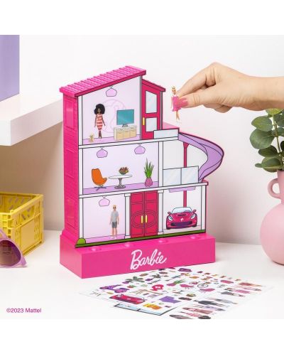 Лампа Paladone Retro Toys: Barbie - Dreamhouse (with Stickers) - 4