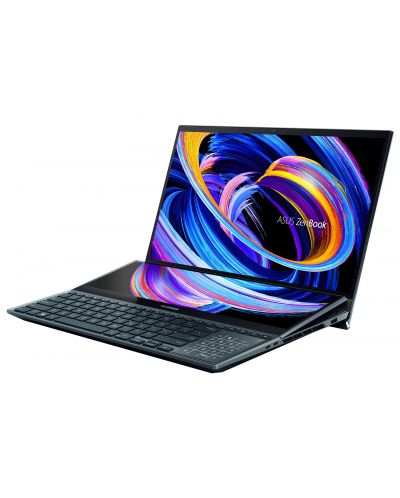 Лаптоп ASUS - ZenBook Pro Duo 15 UX582ZM, 15.6'', 4K, i7, Touch, син - 3