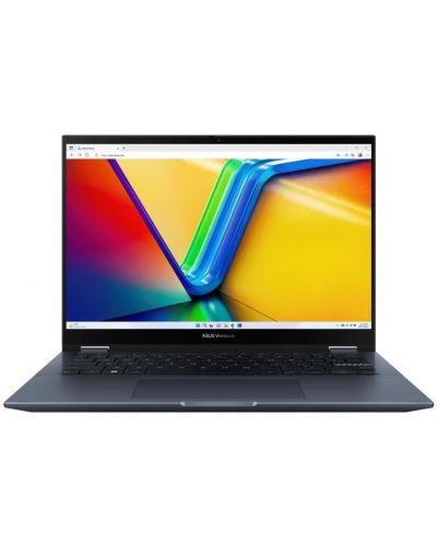 Лаптоп ASUS - Vivobook S Flip, 14'', 2.8K, i5, Touch, син - 3