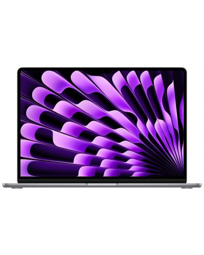 Лаптоп Apple - MacBook Air 15, 15.3'', М3 8/10, 8GB/256GB, сив - 1