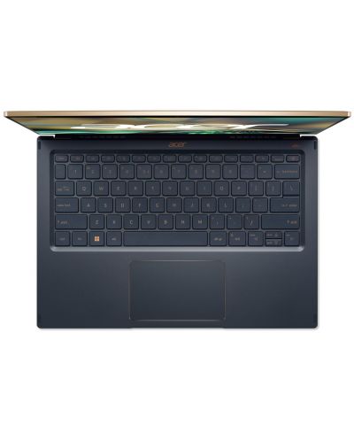 Лаптоп Acer - Swift 5 SF514-56T-73WY, 14'', 2.5K, i7, Touch, Steam Blue - 3