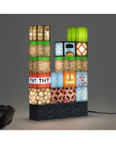 Лампа Paladone Games: Minecraft - Block Building - 4