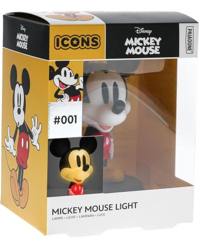 Лампа Paladone Disney: Mickey Mouse - Mickey Icon - 3