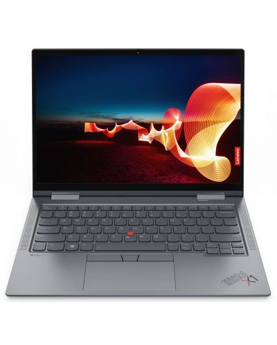 Лаптоп Lenovo - ThinkPad X1 Yoga G7, 14'', WQUXGA, i7, Touch, сив - 1