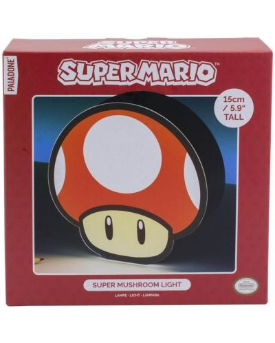 Лампа Paladone Games: Super Mario Bros. - Super Mushroom - 4