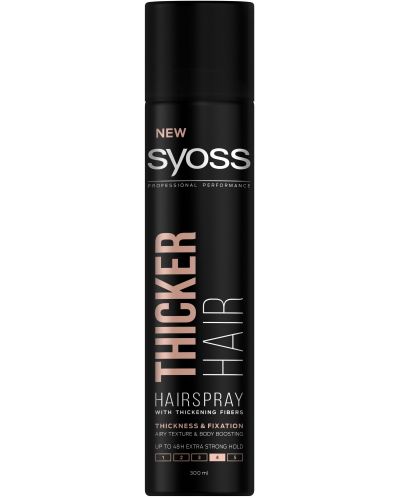 Syoss Лак за коса Thicker hair, Ниво 4, 300 ml - 1