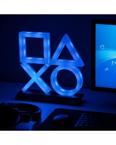 Лампа Paladone Games: PlayStation - PlayStation 5 Icons - 3
