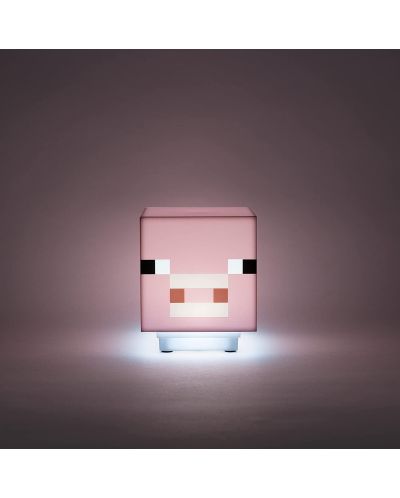 Лампа Paladone Games: Minecraft - Pig (with Sound) - 4