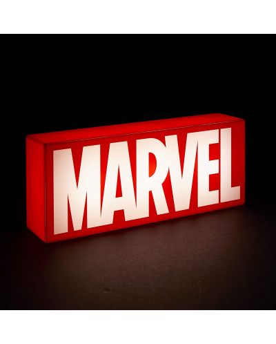 Лампа Paladone Marvel: Marvel Comics - Logo - 2