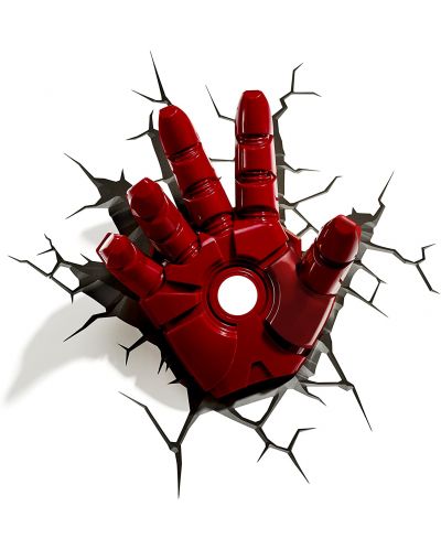 Лампа 3DLightFX Marvel: Iron Man - Hand - 1