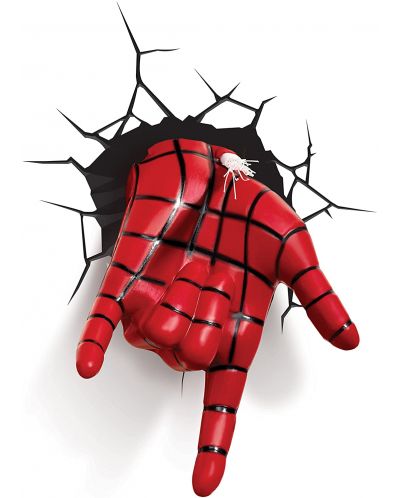 Лампа 3DLightFX Marvel: Spider-man - Hand - 1