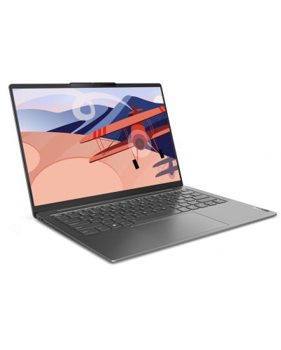 Лаптоп Lenovo - Yoga Slim 6 OLED, 14'', WUXGA, i5-1240P, Storm Grey - 2