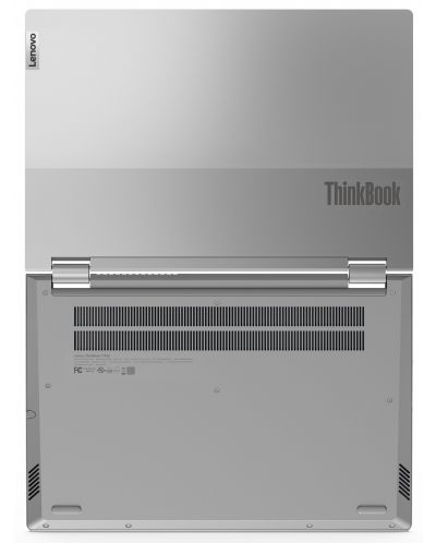 Лаптоп Lenovo - ThinkBook 14s Yoga G3 IRU, 14'', FHD, i7, Touch, сив - 6