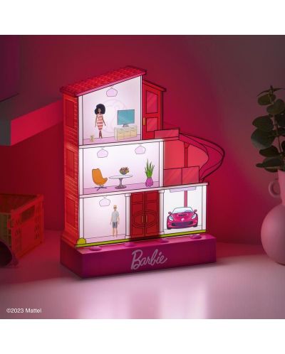 Лампа Paladone Retro Toys: Barbie - Dreamhouse (with Stickers) - 5