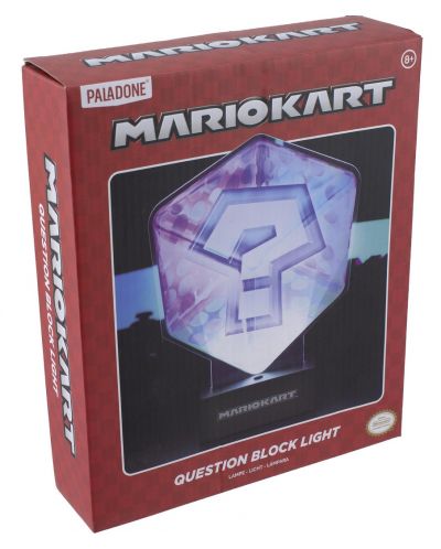 Лампа Paladone Games: Mario Kart - Question Block - 4
