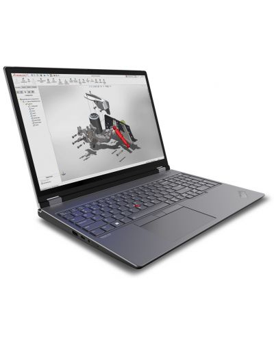 Лаптоп Lenovo - ThinkPad P16 G2, 16'', WQXGA, i9-13980HX, сив - 2